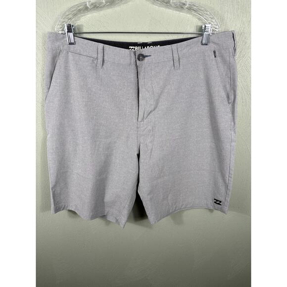 Billabong Submersible Crossfire Quad Blend Men Size 38 Gray Beach Surfing Shorts - Picture 9 of 11